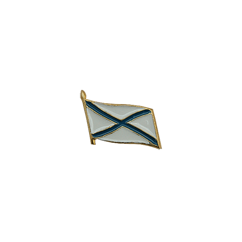 Миниатюрный знак Флажок Андреевский металл Компания «Сплав»