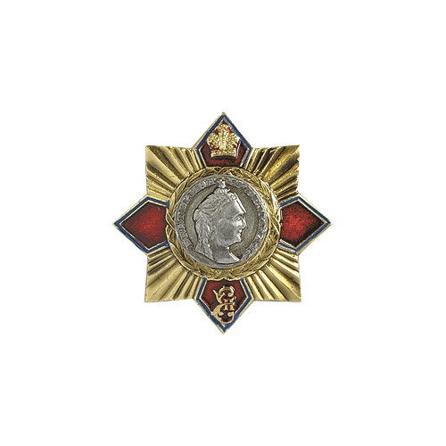 Нагрудный знак Екатерина II Великая металл Компания «Сплав»