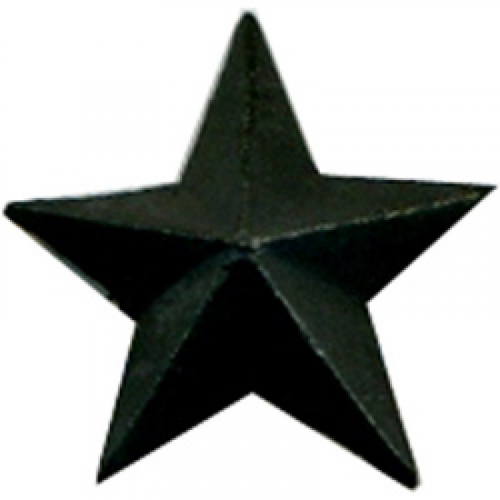 Знак различия Звезда УИС большая черная металл ФСИН