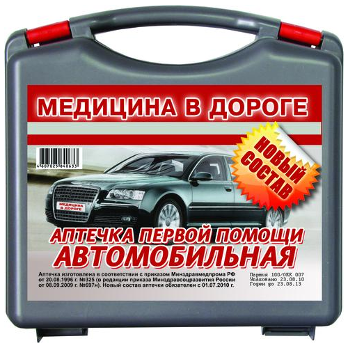 Аптечка автомобильная ФЭСТ Муссон футляр пластик Ursus