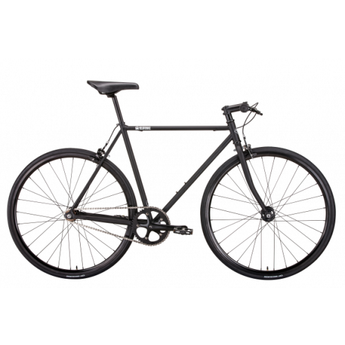 Bear Bike Madrid (700C 1 ск. рост 540 мм) 2020-2021, черный матовый, 1BKB1C181A14