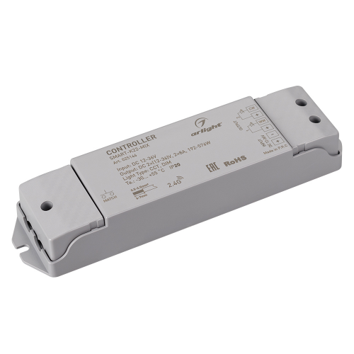 Контроллер SMART-K22-MIX 12-36V 2x8A RF Arlight 025146