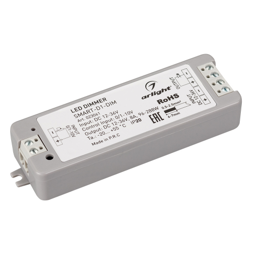 Диммер SMART-D1-DIM 12-36V 0/1-10V Arlight 023061