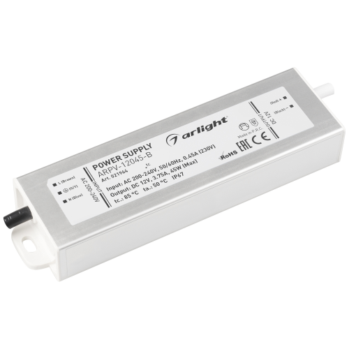 Блок питания ARPV-12045-B 3,75A 12V 45W Arlight 021964