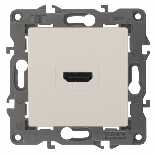 Розетка HDMI IP20 Эра ELEGANCE 14-3114-02 Б0034333