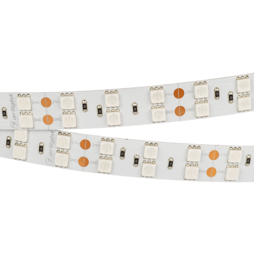 Светодиодная лента 24V Жёлтый 28,8W/m 5m Arlight 11263