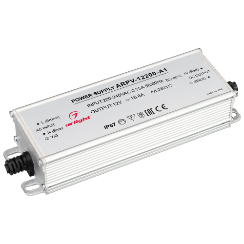 Блок питания ARPV-12200-A1 16,6A 12V 200W Arlight 032317