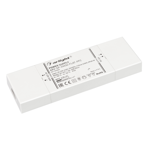 Блок питания ARV-SP-24036-FLAT-PFC 1,5A 24V 36W Arlight 033260