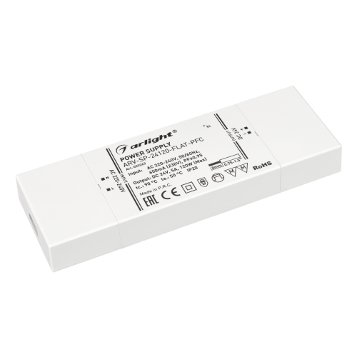 Блок питания ARV-SP-24120-FLAT-PFC 5A 24V 120W Arlight 033263