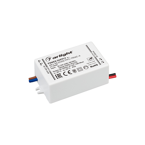 Диммируемый блок питания ARJ-KE42350-PFC-TRIAC-A 0,35A 27-42V 15W Arlight 028280
