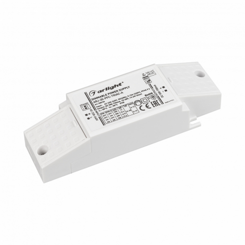Диммируемый блок питания ARJ-20-PFC-TRIAC-A 0,5-0,7A 15-28V 20W Arlight 028186