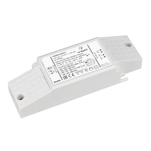 Диммируемый блок питания ARJ-SP-18-PFC-1-10V-INS 0,25-0,4A 30-42V 17W Arlight 030464