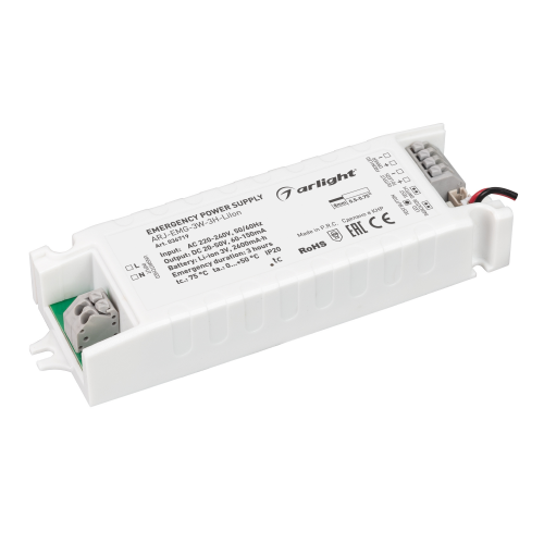 Блок аварйиного питания ARJ-EMG-3W-3H-LiIon 0,06-0,15A 20-50V 3W Arlight 036719
