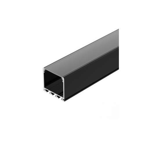 Профиль для лент PLS-LOCK-H25-2000 ANOD Black Arlight 028123