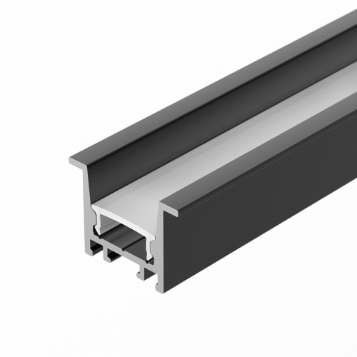 Профиль для лент SL-COMFORT-2316-F-2000 ANOD BLACK Arlight 031769