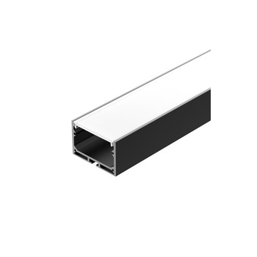 Профиль с экраном для лент SL-LINE-4932-2500 BLACK+OPAL Arlight 027988