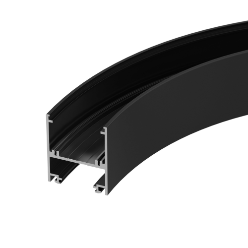 Профиль для лент SL-ARC-5060-D1000-A90 BLACK (дуга 1 из 4) Arlight 029268