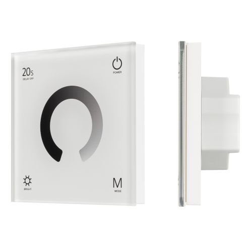 Панель SMART-P4-DIM-G-IN White 12-24V 4x3A Sens RF Arlight 034774