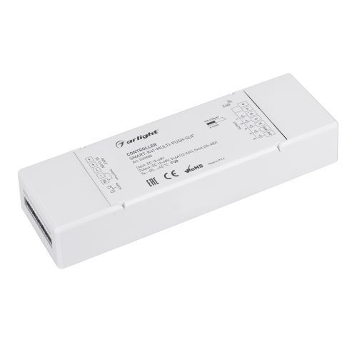 Контроллер SMART-K41-MULTI-PUSH-SUF 12-48V 5x6A RGB-MIX RF Arlight 032988