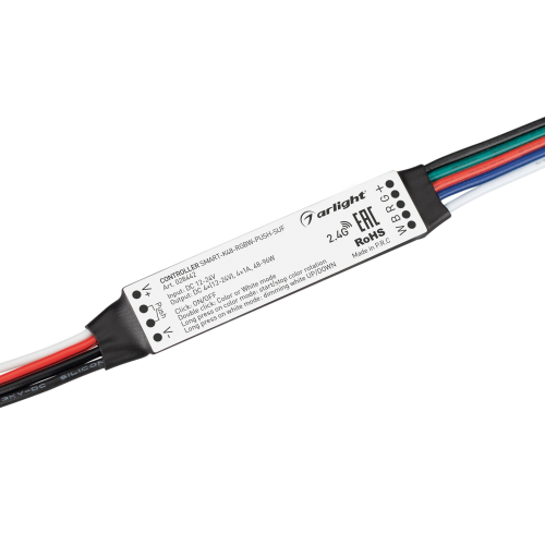 Контроллер SMART-K48-RGBW-PUSH-SUF 12-24V 4x1A RF Arlight 028442