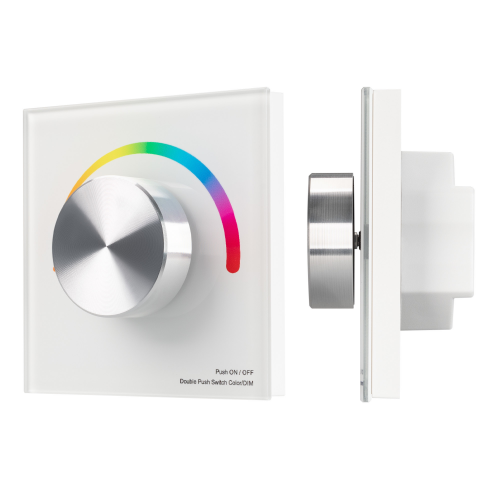 Роторная панель SMART-P5-RGB-G-IN White 3V Rotary RF Arlight 033756