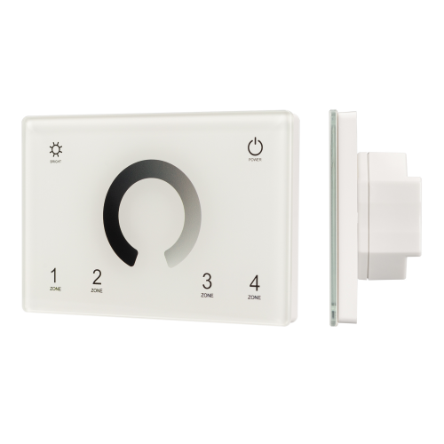 Панель Sens SMART-P79-DIM White 230V 4 зоны RF Arlight 028398