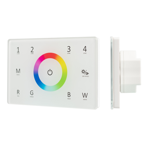 Панель Sens SMART-P85-RGBW White 230V 4 зоны RF Arlight 028404