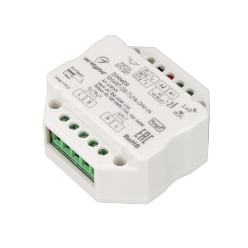 Диммер SMART-D5-TUYA-DIM-IN 230V 1.5A TRIAC WiFi RF Arlight 032991