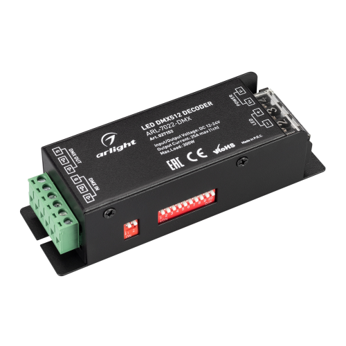 Декодер ARL-7022-DMX 12-24V 1x25A DMX512 Arlight 027152