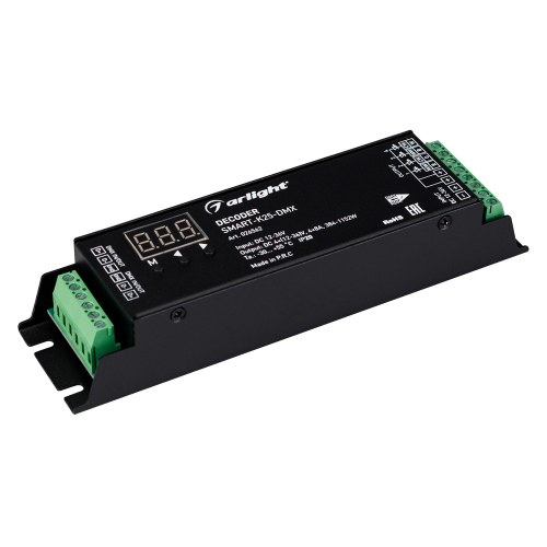 Декодер SMART-K25-DMX 12-36V 4x8A Arlight 026562