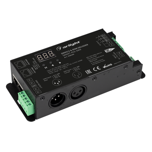 Декодер SMART-K56-DMX 230V 3x1.5A XLR3 RF Arlight 028450
