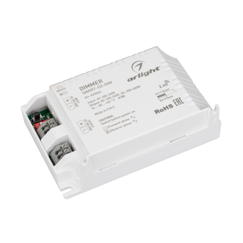 Диммер SMART-D2-DIM-SUF 230V 2A TRIAC RF Arlight 023066