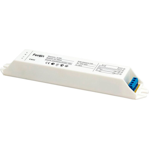 Аппарат пускорегулирующий электронный (балласт), 2*18W T8/G13 230V, EB52 Feron 21522