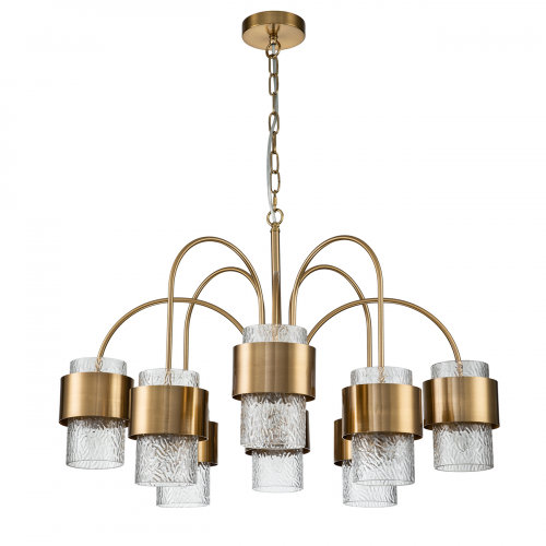 Подвесная люстра Indigo ELEGANZA 12019/A/8P Brass V000323