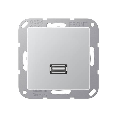 Лицевая панель для розетки USB Jung A 500 MAA1122AL