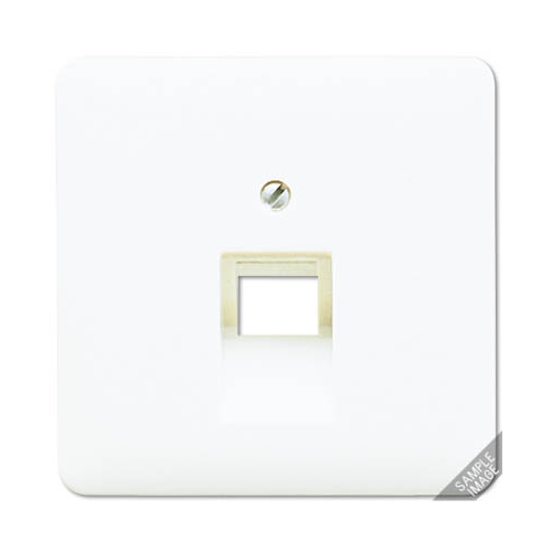 Лицевая панель для розетки телефонной RJ-11/интернет RJ-45 Jung CD 500/CD plus 569-1UA