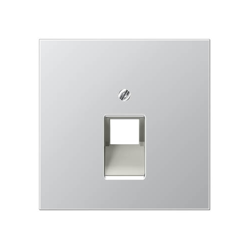 Лицевая панель для розетки телефонной RJ-11/интернет RJ-45 Jung LS 990 AL2969-1UA