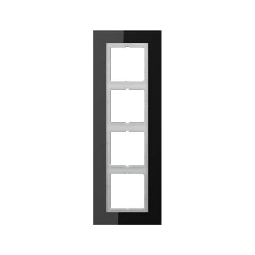 Рамка на 4 поста Jung LS PLUS LSP984GLSW