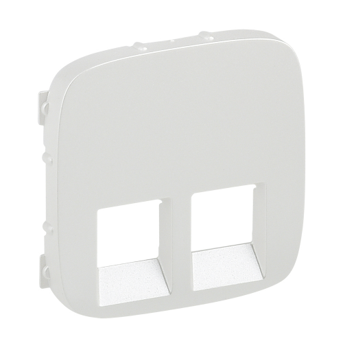 Лицевая панель для розетки интернет RJ-45/телефонной RJ-11 двойной Legrand VALENA LIFE, ALLURE 755429