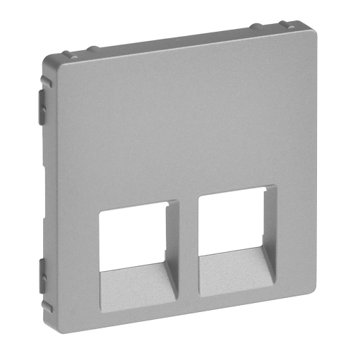 Лицевая панель для розетки интернет RJ-45/телефонной RJ-11 двойной Legrand VALENA LIFE, ALLURE 755422