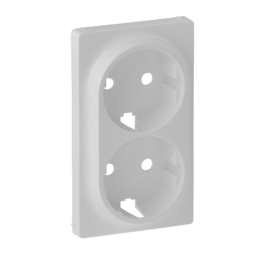 Лицевая панель для розетки с/з двойной Legrand VALENA LIFE, ALLURE 754950