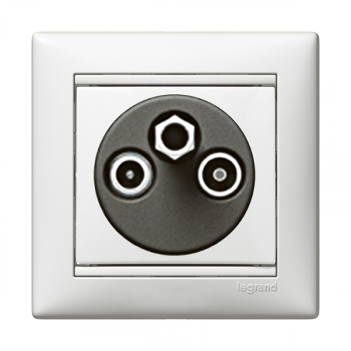 Розетка TV-FM-SAT Legrand VALENA CLASSIC 774435