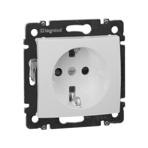 Розетка с/з со шторками Legrand VALENA CLASSIC 774421