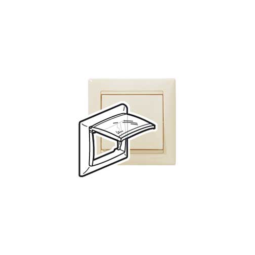 Рамка на 1 пост с крышкой Legrand VALENA CLASSIC 774350