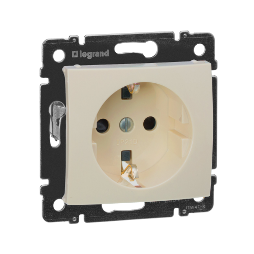 Розетка с/з со шторками Legrand VALENA CLASSIC 774321