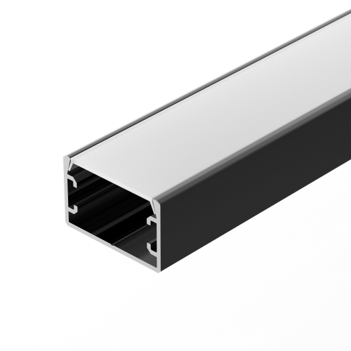 Профиль для лент PLS-LOCK-H16-SMT-3000 ANOD BLACK Arlight 044807