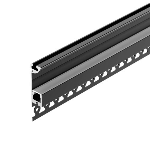 Профиль для лент PLINTUS-FANTOM-L-2000 BLACK Arlight 041213
