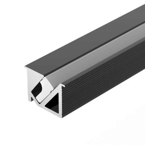 Профиль для лент SL-BEVEL-H10-F14-2000 ANOD BLACK Arlight 044084