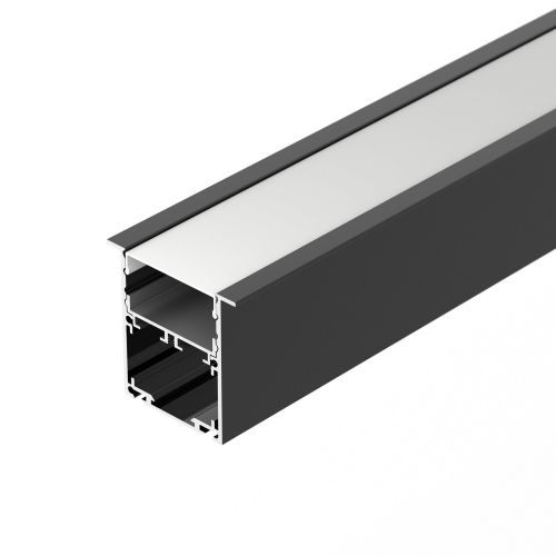 Профиль для лент SL-LINIA52-3L-F-2000 ANOD BLACK Arlight 044685