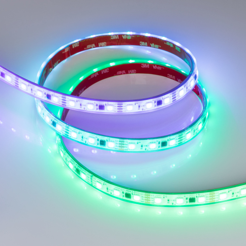 Светодиодная лента 12V RGB 12W/m 5m Arlight 39177